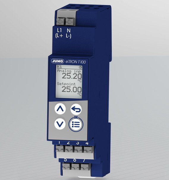 JUMO bringt elektronische Thermostate auf die Schiene